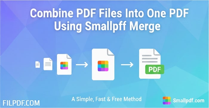 Combine PDF Files Into One PDF Using Smallpdf Merge