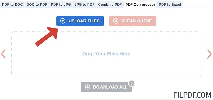 PDF Compressor Homepage