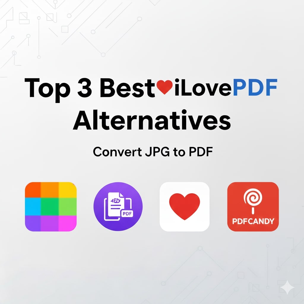 Top 3 iLovePDF Alternatives 2025 - FILPDF JPG to PDF
