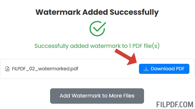 Download PDF files with watermarks added
