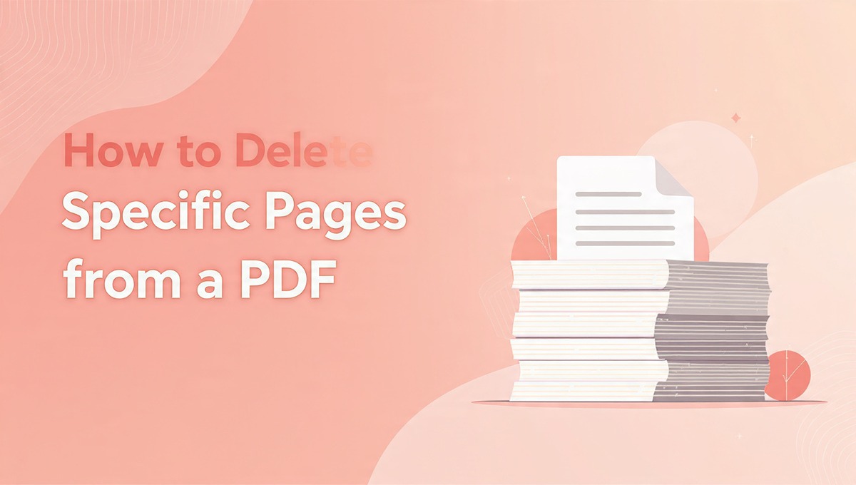 How to Delete Specific Pages from a PDF