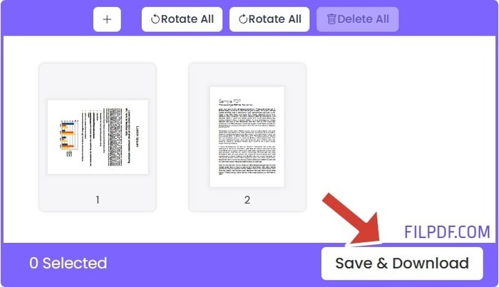 Download organized PDF file