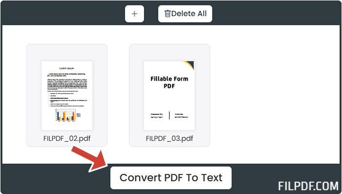 Convert PDF to text with OCR support for scanned documents