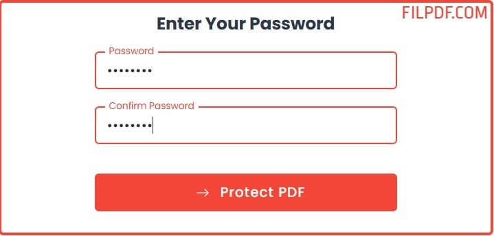 Add password and set restrictions to protect PDF file