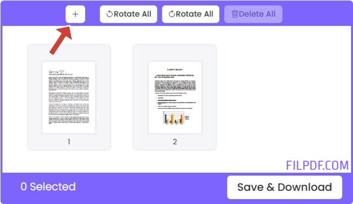 Manage and organize remaining PDF pages
