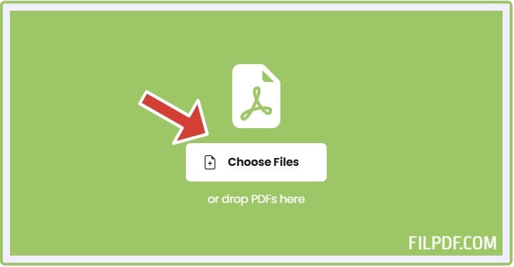 Upload corrupted PDF file to online repair tool