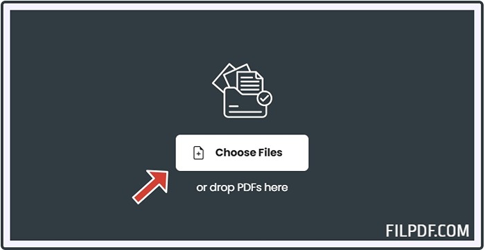 Upload the PDF document you want to split